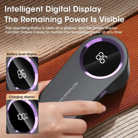 PillAway Pro LED battery display Type-C fabric shaver