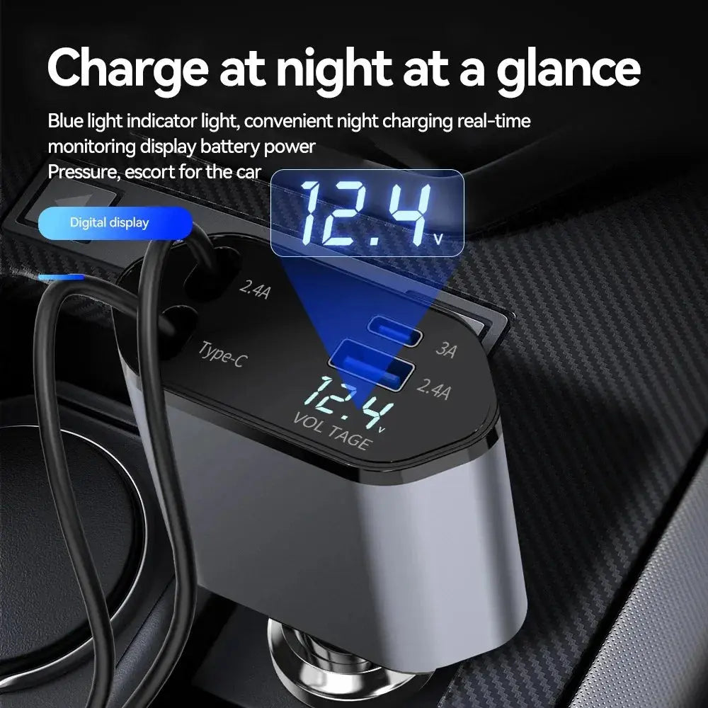 PowerPro Quattro Fast Car Charger KEIKO