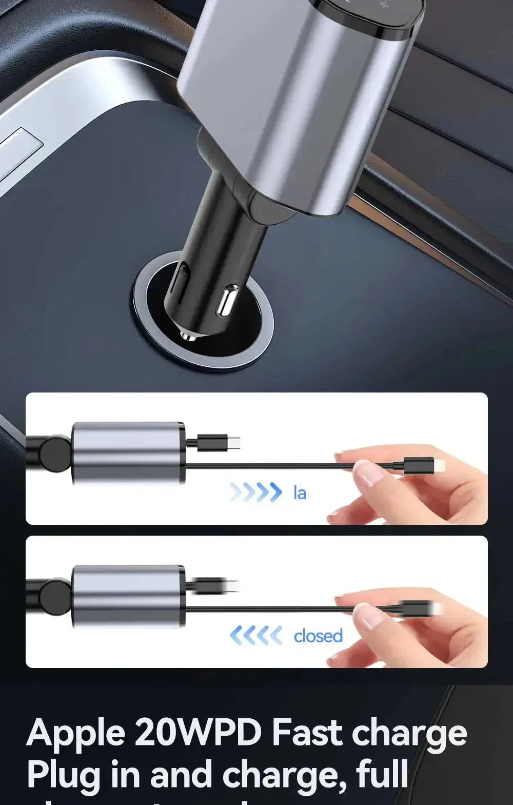 PowerPro Quattro Fast Car Charger KEIKO