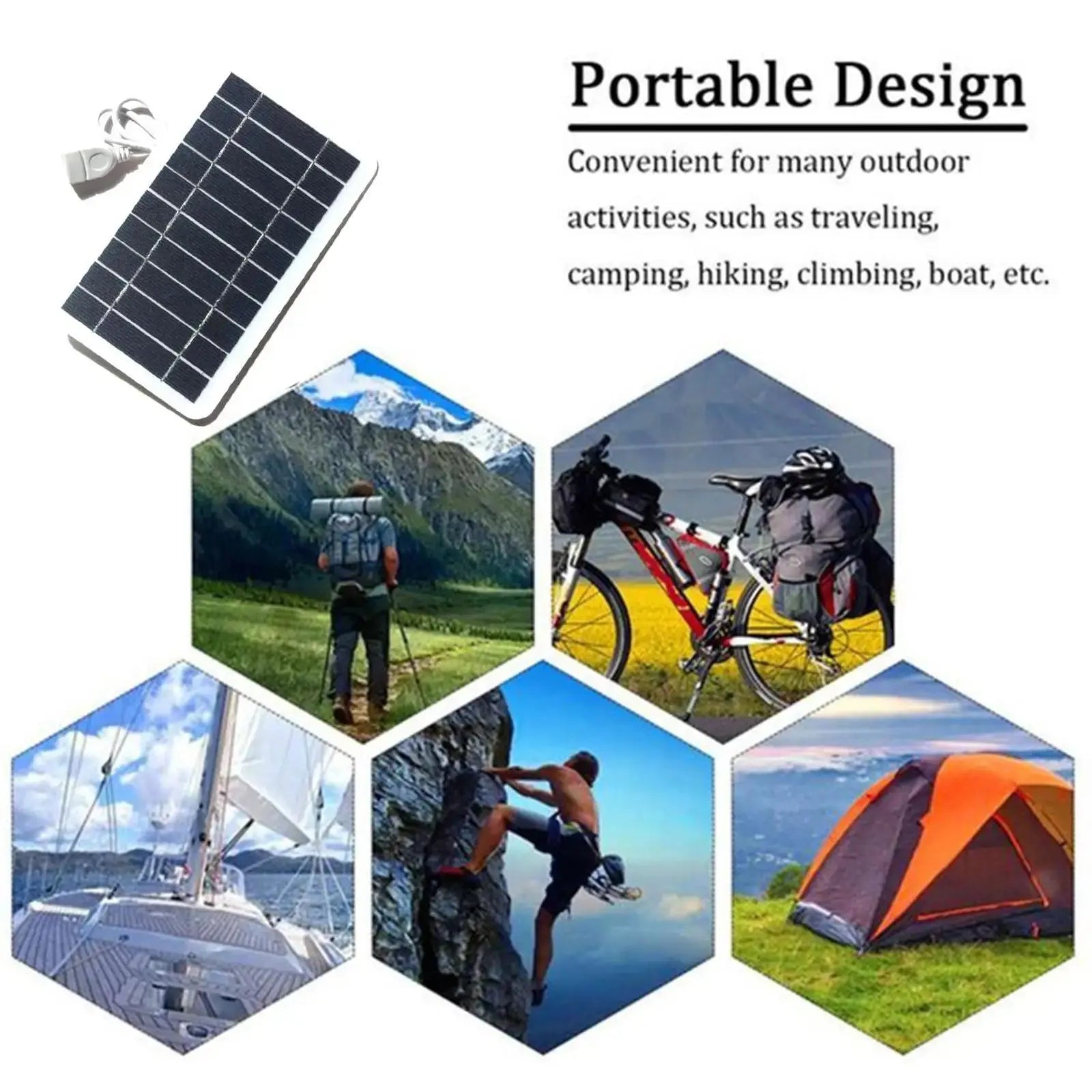 RayVolt Portable Solar Battery Charger KEIKO