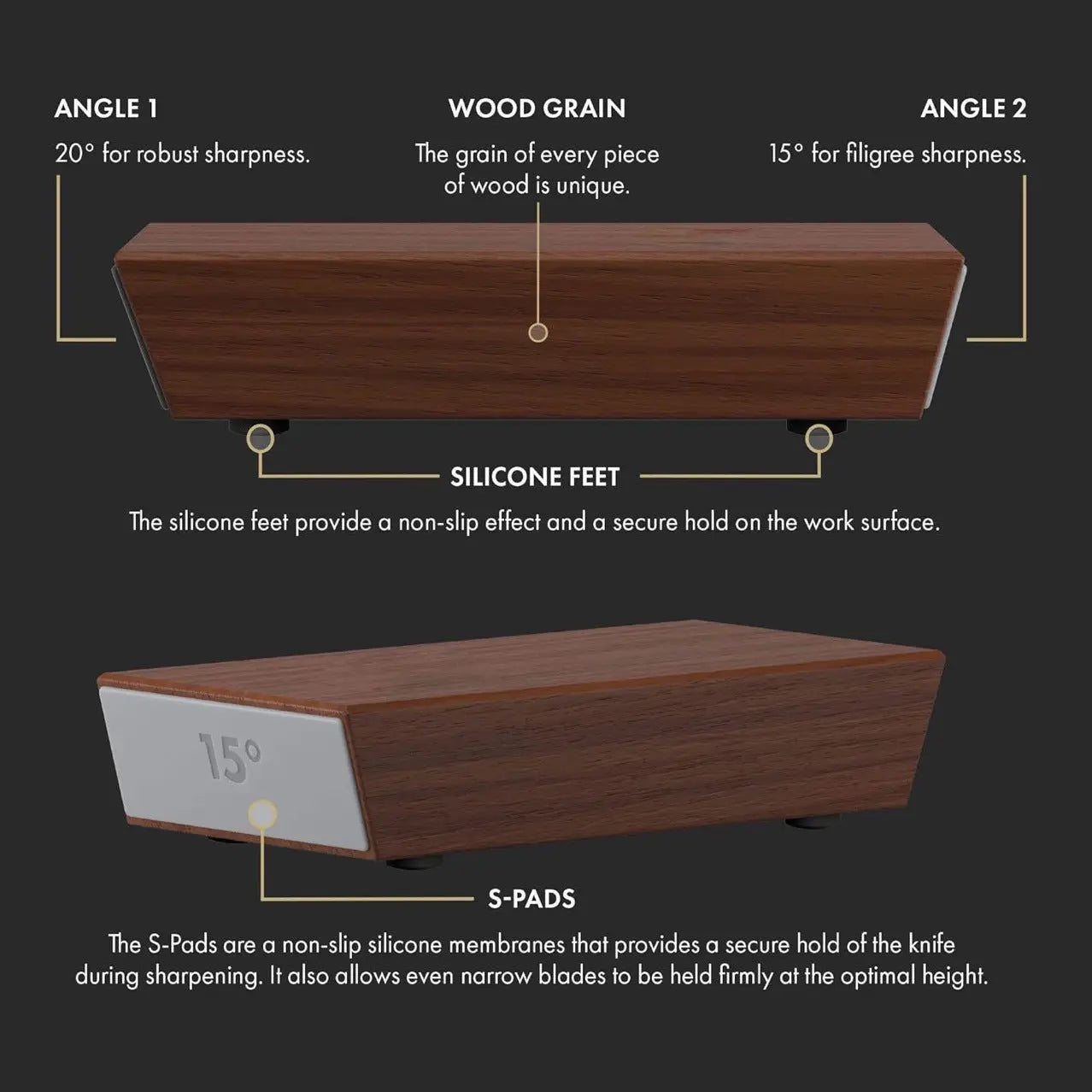 Rolling Edge Knife Sharpener KEIKO