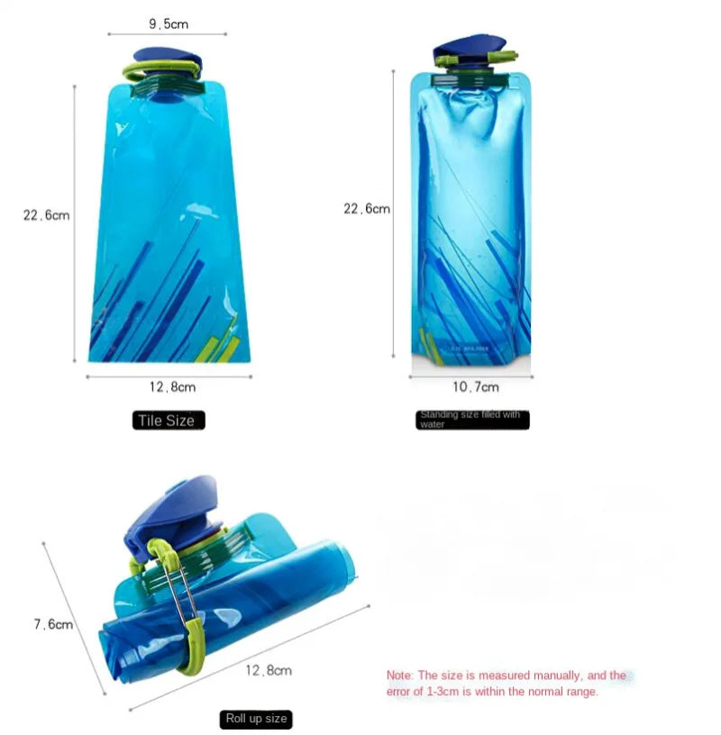 PocketSpring Portable Foldable Ultralight Water Bottle