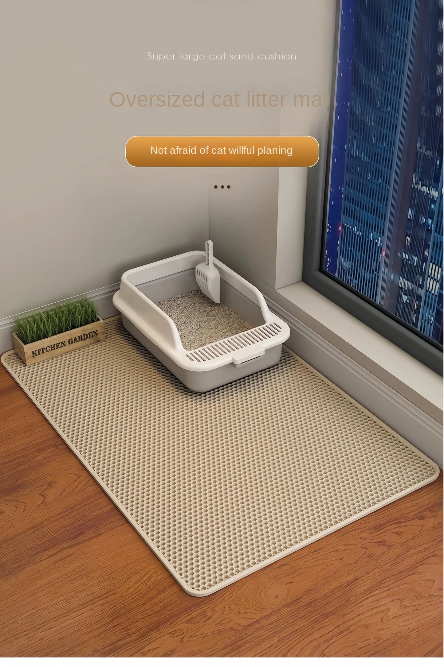 LitterLock Waterproof Reusable Cat Litter Mat