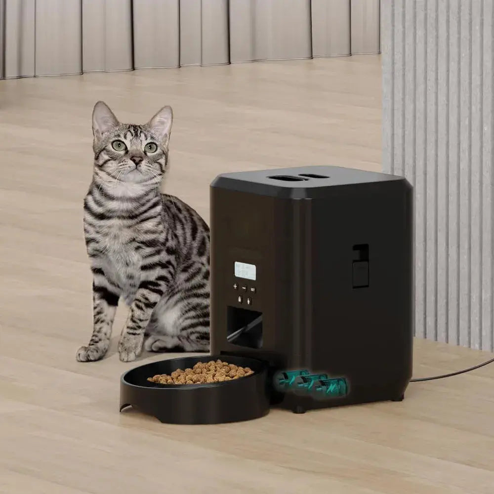 Auto Kibble Machine Kibble Commander - Smart Pet Feeder Automatic Cat & Dog Food Machine ...