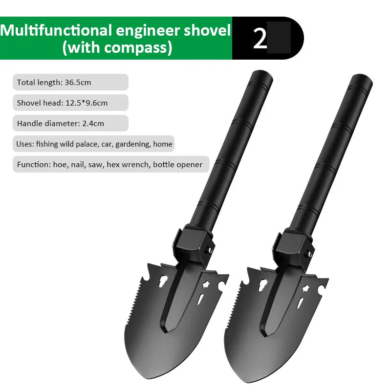 The Diggernaut Multifunctional Folding Shovel
