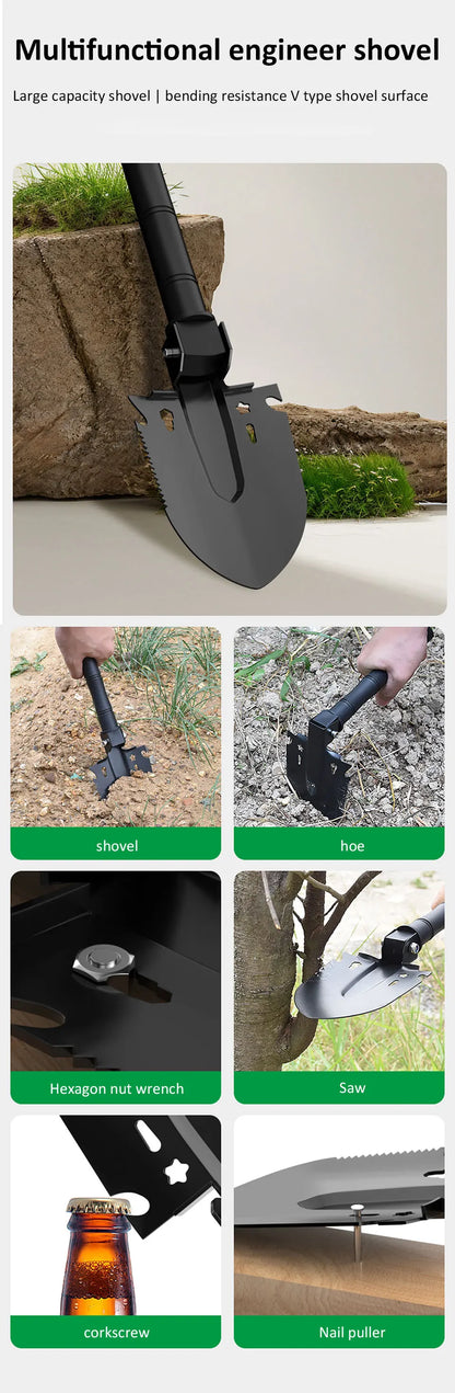 The Diggernaut Multifunctional Folding Shovel