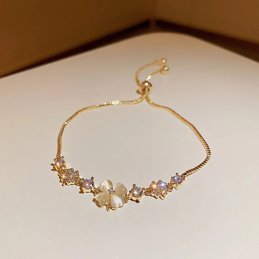 Cosmic Clover Opal Bracelet