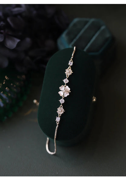 Cosmic Clover Opal Bracelet
