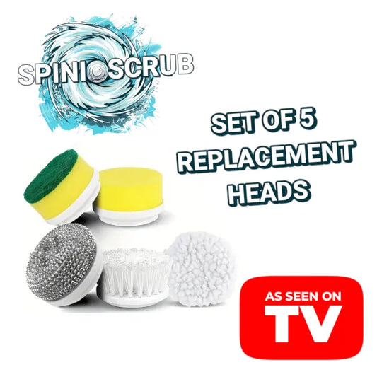 SPINI-SCRUB REPLACEMENT HEADS - SET OF 5 KEIKO