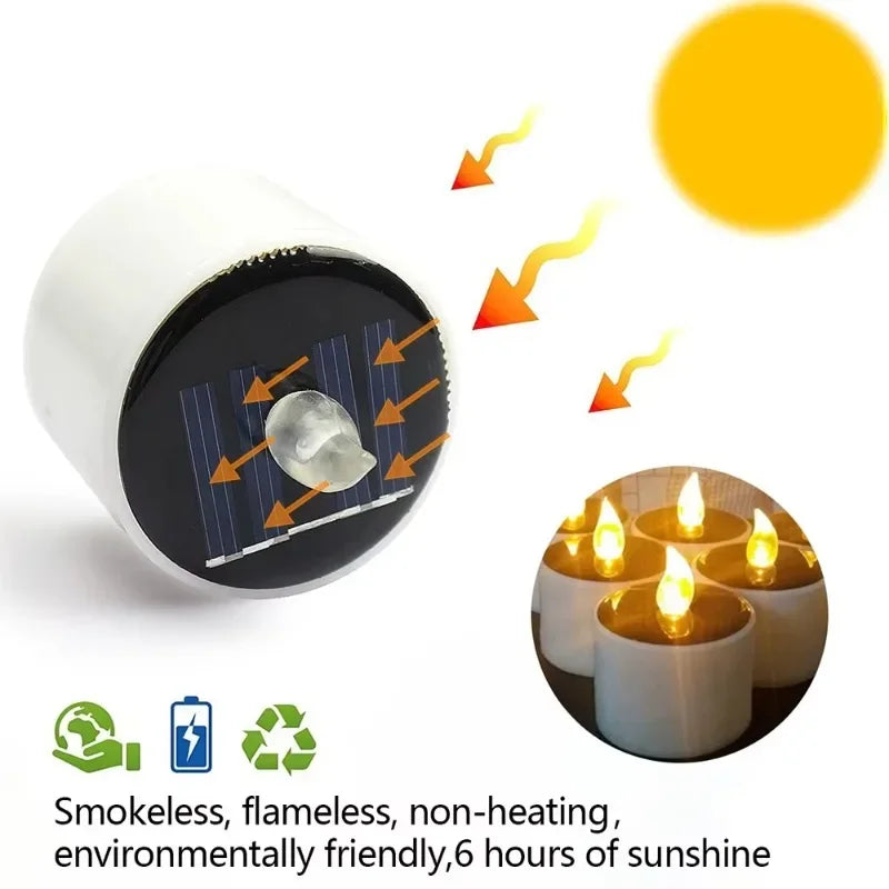 AuraFlame Solar Candles