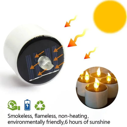 AuraFlame Solar Candles