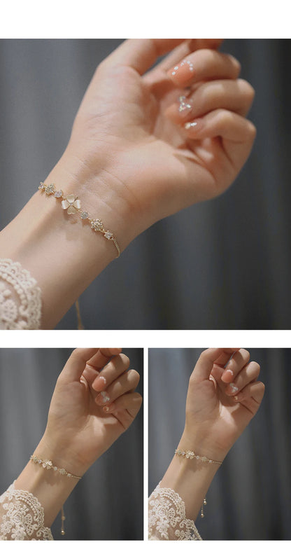 Cosmic Clover Opal Bracelet