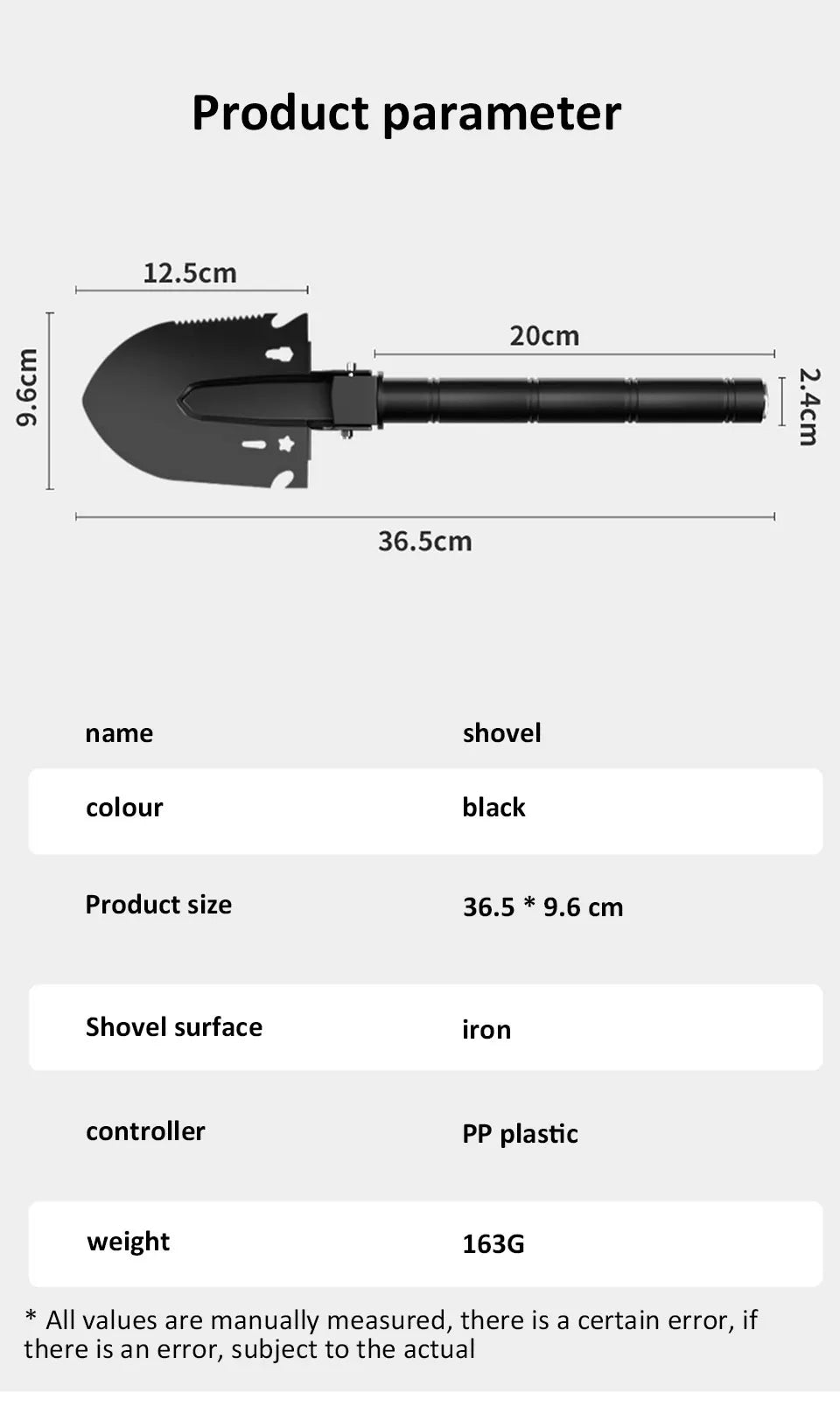 The Diggernaut Multifunctional Folding Shovel