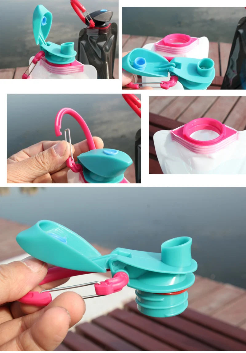 PocketSpring Portable Foldable Ultralight Water Bottle