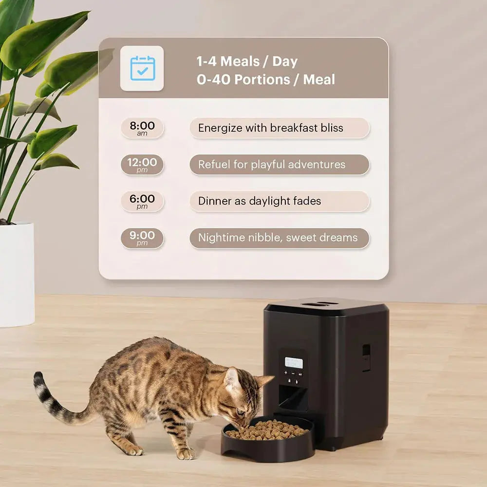Kibble Commander: Smart Pet Feeder &Automatic Food Dispenser For Cats & Dogs