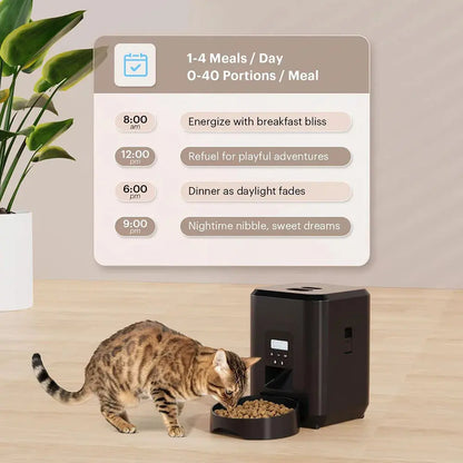 Kibble Commander: Smart Pet Feeder &Automatic Food Dispenser For Cats & Dogs