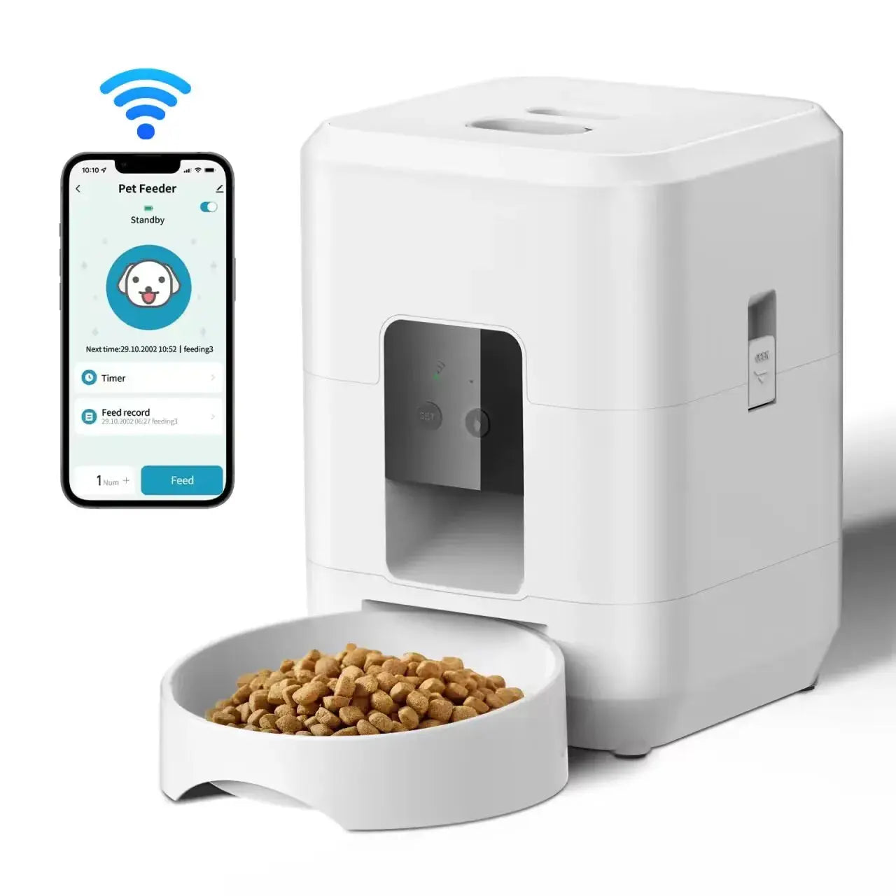 Kibble Commander: Smart Pet Feeder &Automatic Food Dispenser For Cats & Dogs