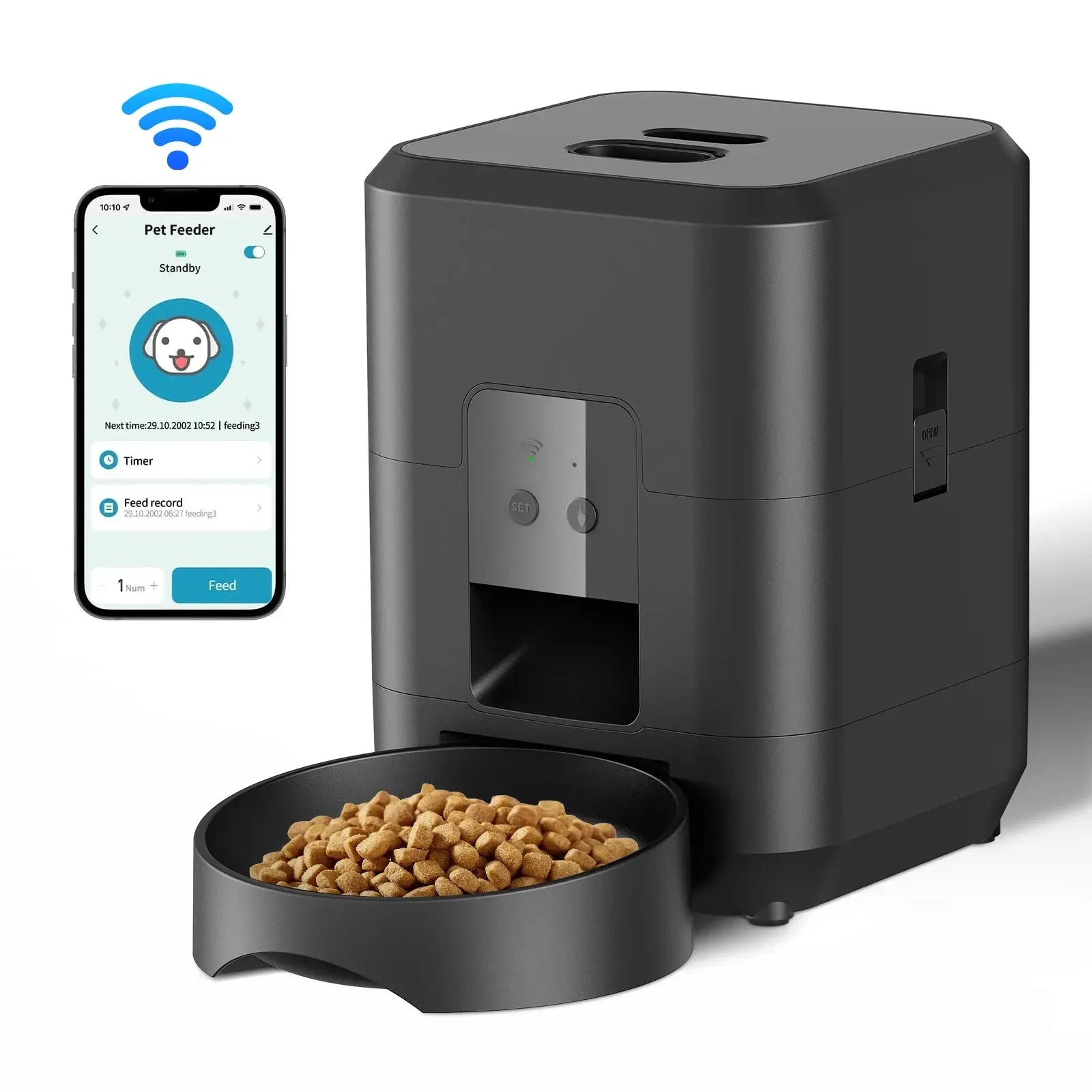 Kibble Commander - Smart Pet Feeder Automatic Cat & Dog Food Machine ...