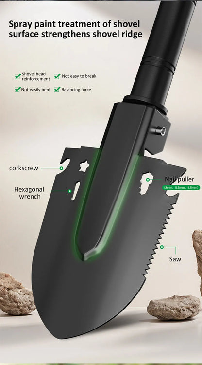 The Diggernaut Multifunctional Folding Shovel
