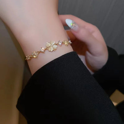 Cosmic Clover Opal Bracelet