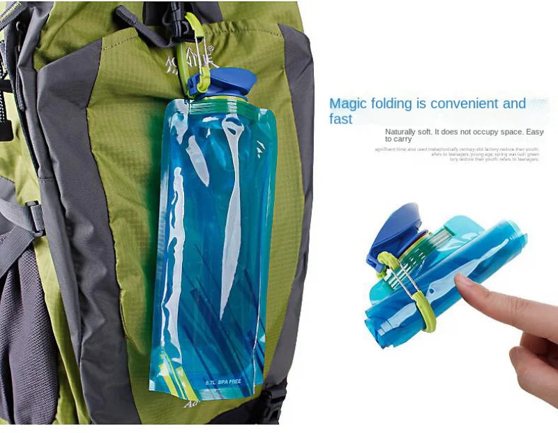 PocketSpring Portable Foldable Ultralight Water Bottle