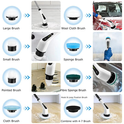 SparkSpin scrubber side view supplier photo