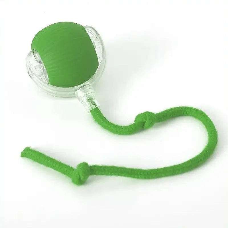 Super Drive Interactive Rolling Ball For Cats Rope Green KEIKO