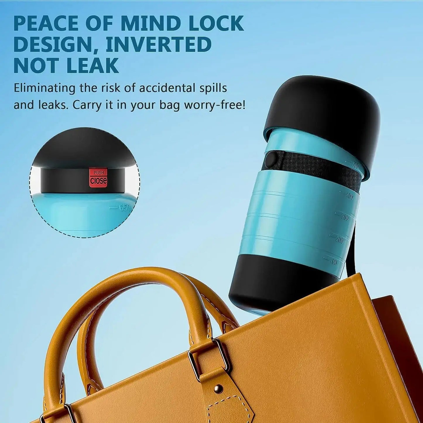 Upgraded Dog Water Bottles, Portable, Accompanying Pet Water Cup for Going Out, Outdoor Water Cup, Food Travel Bowls, 650ml KEIKO