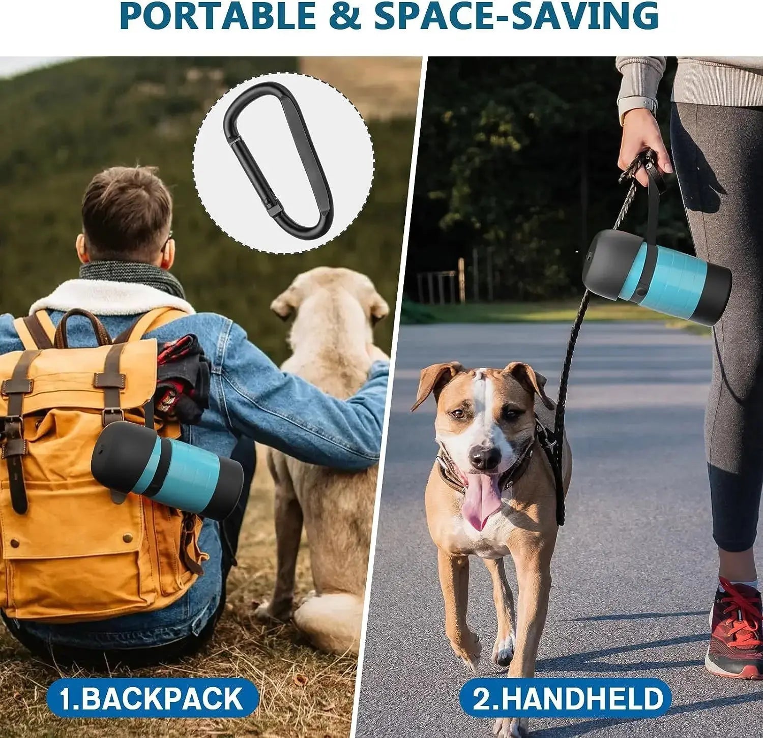 Upgraded Dog Water Bottles, Portable, Accompanying Pet Water Cup for Going Out, Outdoor Water Cup, Food Travel Bowls, 650ml KEIKO
