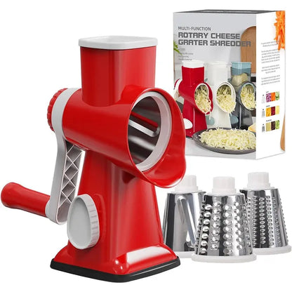 VeggieVortex - 3 in 1 Rotary Vegetable and Cheese slicer/shredder KEIKO